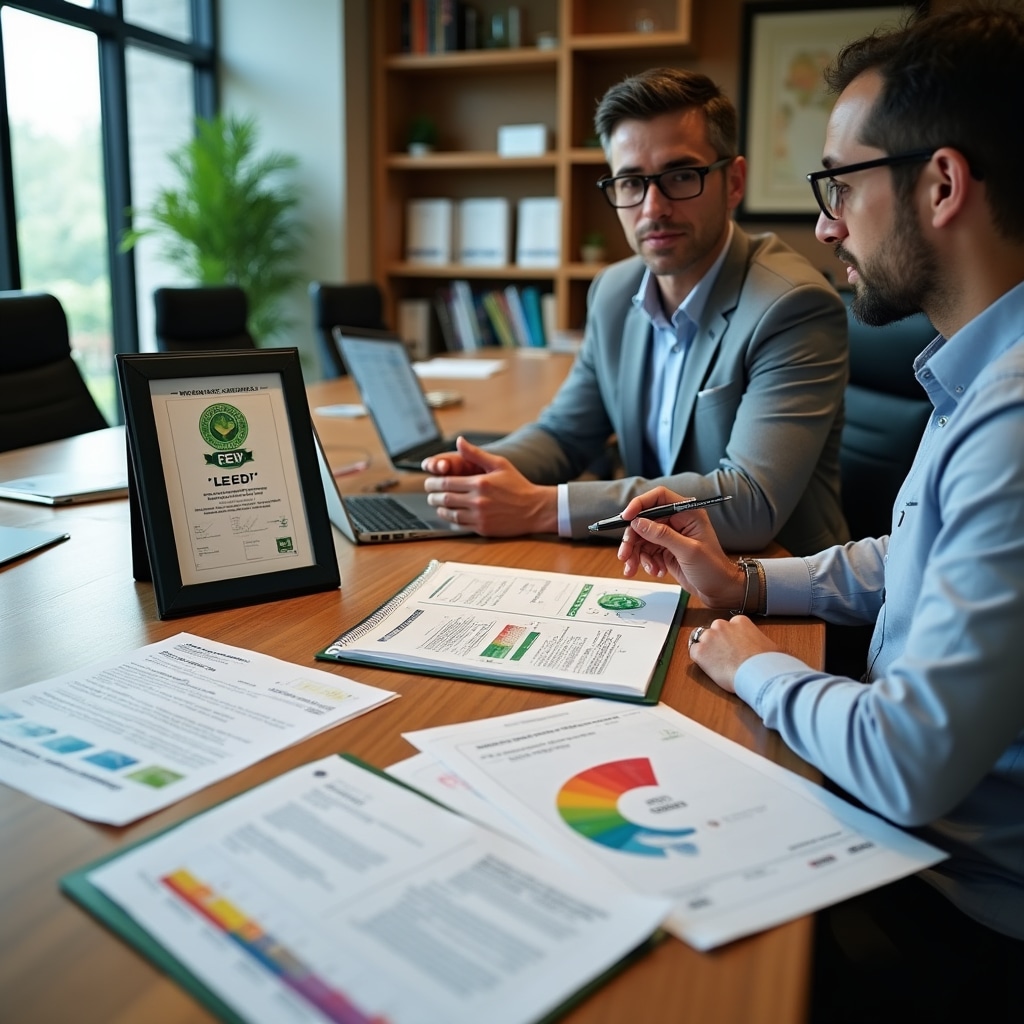 Documentación y estándares de certificación de edificación verde