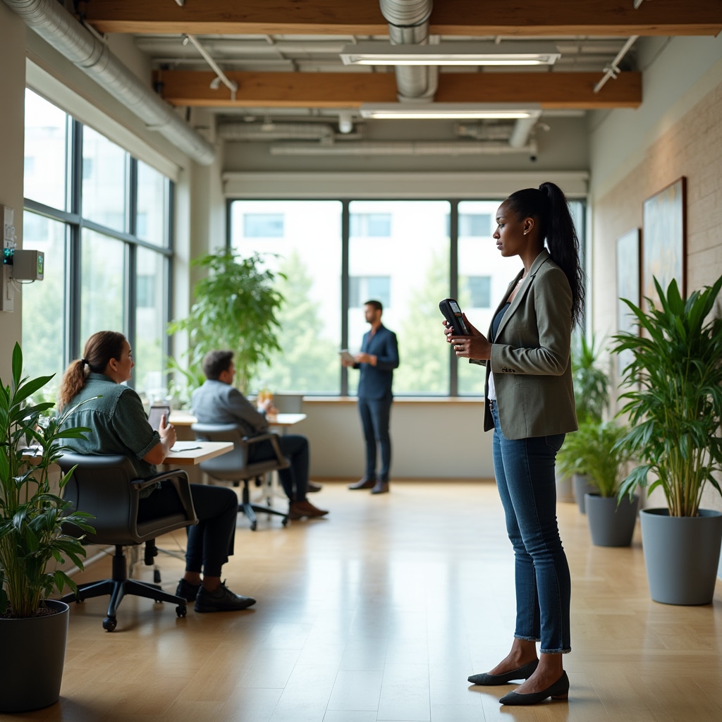 Indoor air quality monitoring and healthy building environment